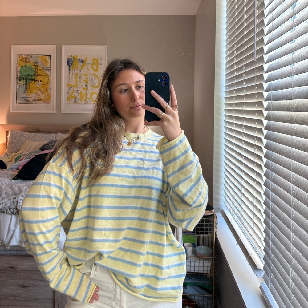 Brand new daily drills cashmere sweater